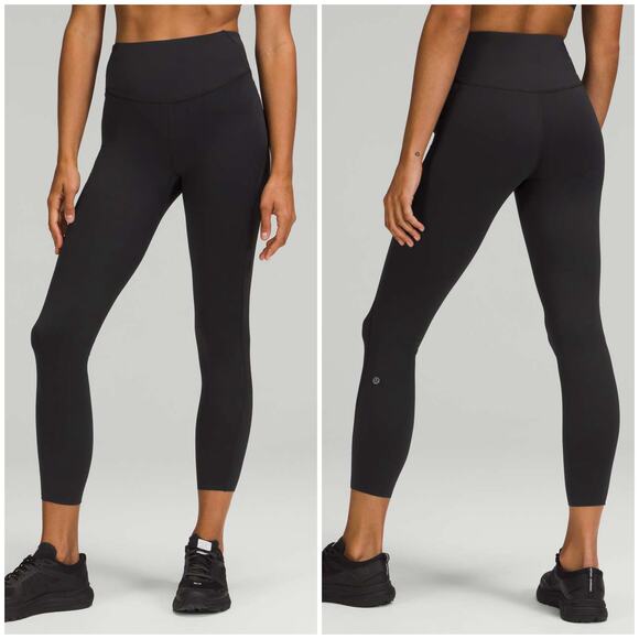 Lululemon Base Pace High-Rise Tight 25" Black Size 8 Gym Run Workout Crossfit - Picture 1 of 7
